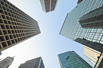 Image showing High rise building to sky