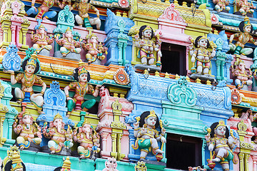 Image showing Sri Mariamman temple in Singapore 