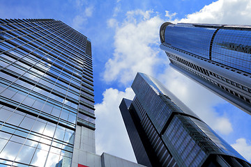 Image showing Modern business center in hongkong 