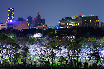 Image showing Osaka cityscape