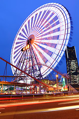 Image showing Amusement park in Yokohama