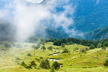 Image showing Wuling mountain at Taiwan