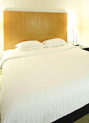 Image showing Bed in room