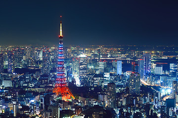 Image showing Tokyo night