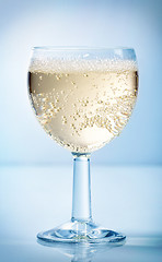 Image showing Glass of cider