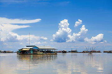 Image showing Floating village