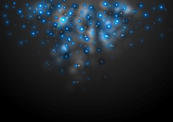 Image showing Abstract shiny light backdrop