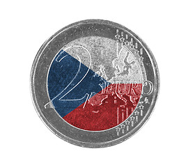 Image showing Euro coin, 2 euro