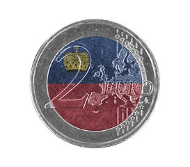Image showing Euro coin, 2 euro