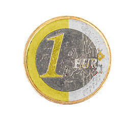 Image showing Euro coin, 1 euro