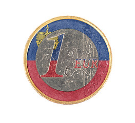 Image showing Euro coin, 1 euro