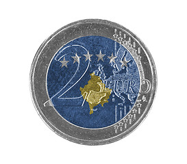 Image showing Euro coin, 2 euro