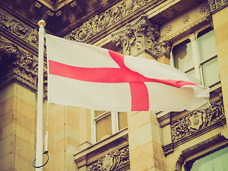 Image showing Retro look England flag