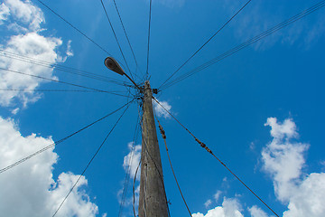 Image showing electricity pole