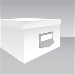 Image showing 3d illustration of a closed box