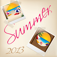 Image showing Cool summer wallpaper with pictures