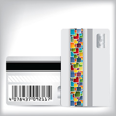 Image showing Multicolor dotted loyalty card design