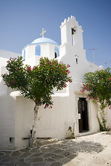 Image showing greek island church