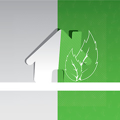 Image showing Eco home background design