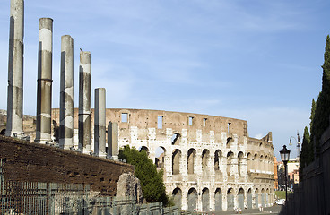 Image showing collosseum rome italy