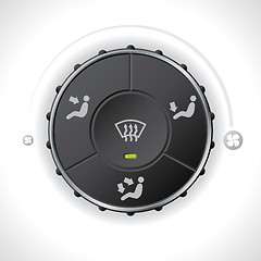 Image showing Air flow controller gauge for cars