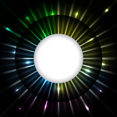 Image showing Abstract plasma ray background design