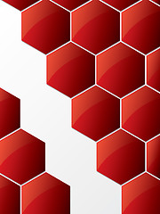 Image showing Abstract hexagon background