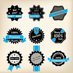 Image showing Hipster retro badge designs