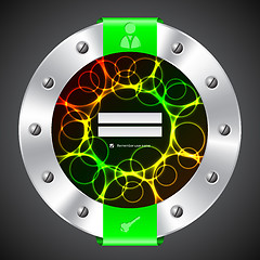 Image showing Technology login background design