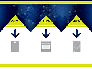 Image showing Household website design with discounts