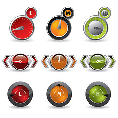 Image showing Cool new download speedometers