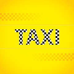 Image showing Taxi background design