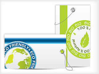 Image showing Eco label set