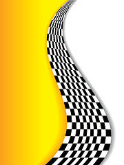 Image showing Abstract yellow background 