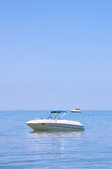 Image showing Luxury Yatch at Sea