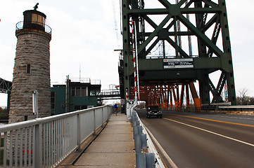 Image showing Part of lift bridge.