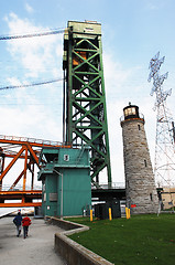 Image showing Tower of lift bridge.