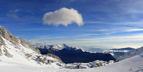 Image showing Panorama of mountains5