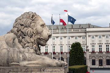 Image showing Polish Presidential Palace.