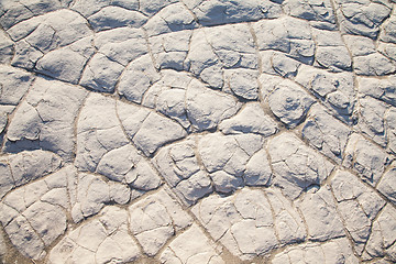 Image showing Salt desert background