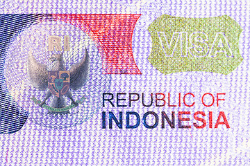 Image showing Indonesia Visa