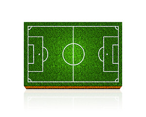 Image showing Soccer field