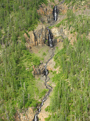 Image showing Cascade on the mountain river