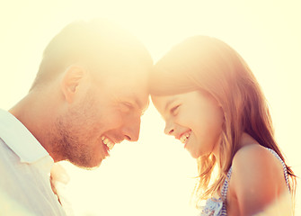 Image showing happy father and child girl having fun