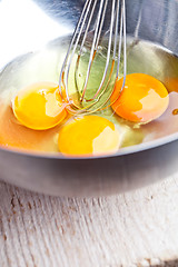 Image showing whisking eggs 