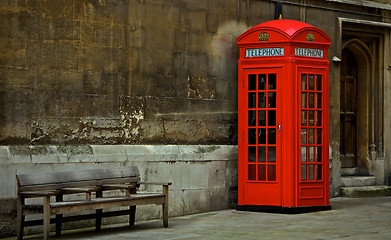 Image showing British, Phone Booth 