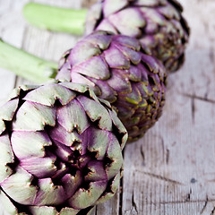 Image showing fresh artichokes