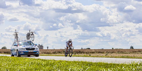 Image showing The Cyclist Sandy Casar