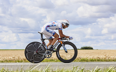 Image showing The Cyclist Sandy Casar