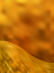 Image showing Gold color abstract stripe background. EPS 8
